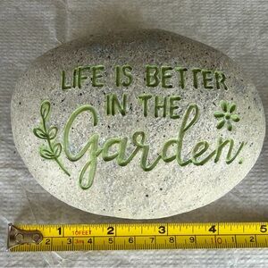 “Life Is Better In The Garden” Decorative Garden Stone